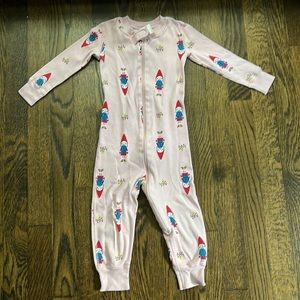 Hanna Andersson zipper pajamas 2T